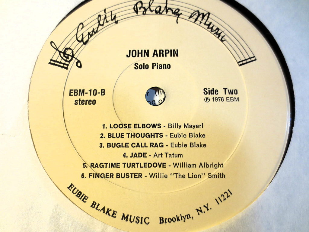 John Arpin – Solo Piano (1976) Vinyl LP