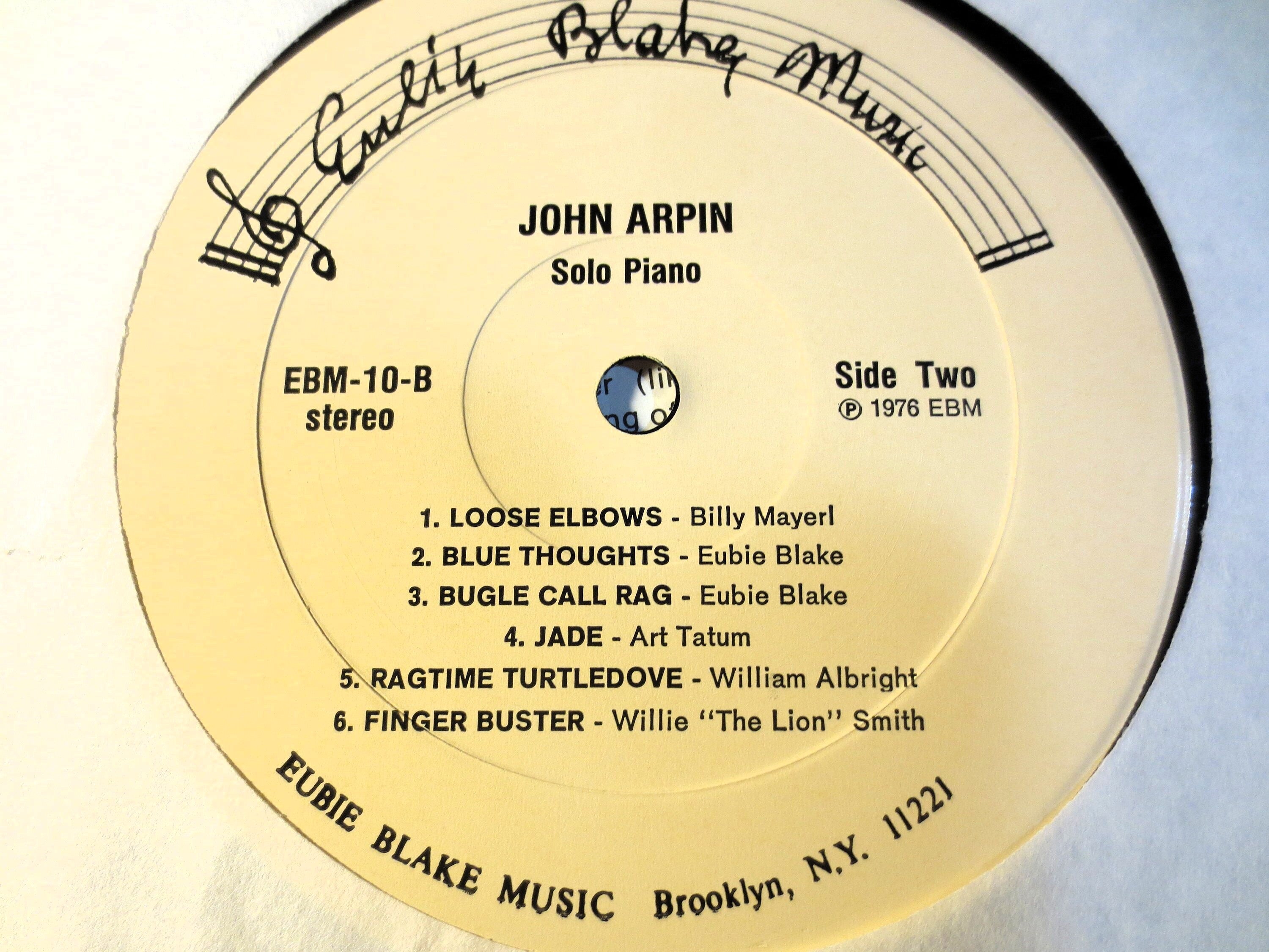 John Arpin – Solo Piano (1976) Vinyl LP