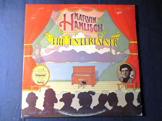 MARVIN HAMLISCH, The ENTERTAINER, Scott Joplin Records, Ragtime Records, Vintage Vinyl, Records, Vinyl Album, 1974 Records