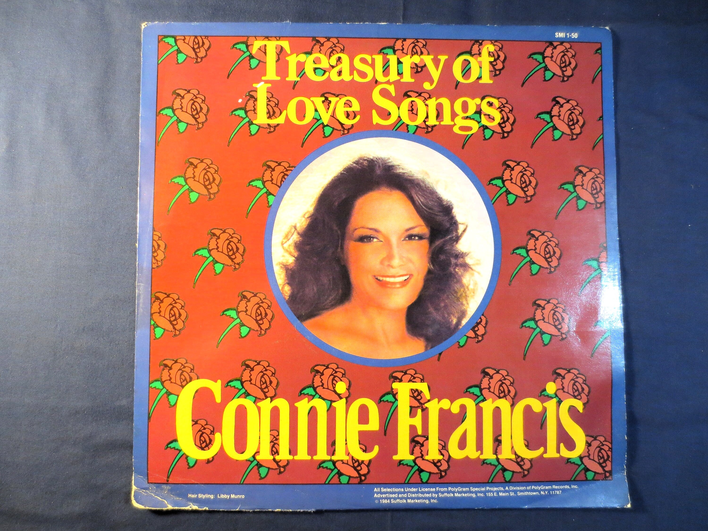 Connie Francis – Treasury of Love Songs (1984) [Vinyl LP]