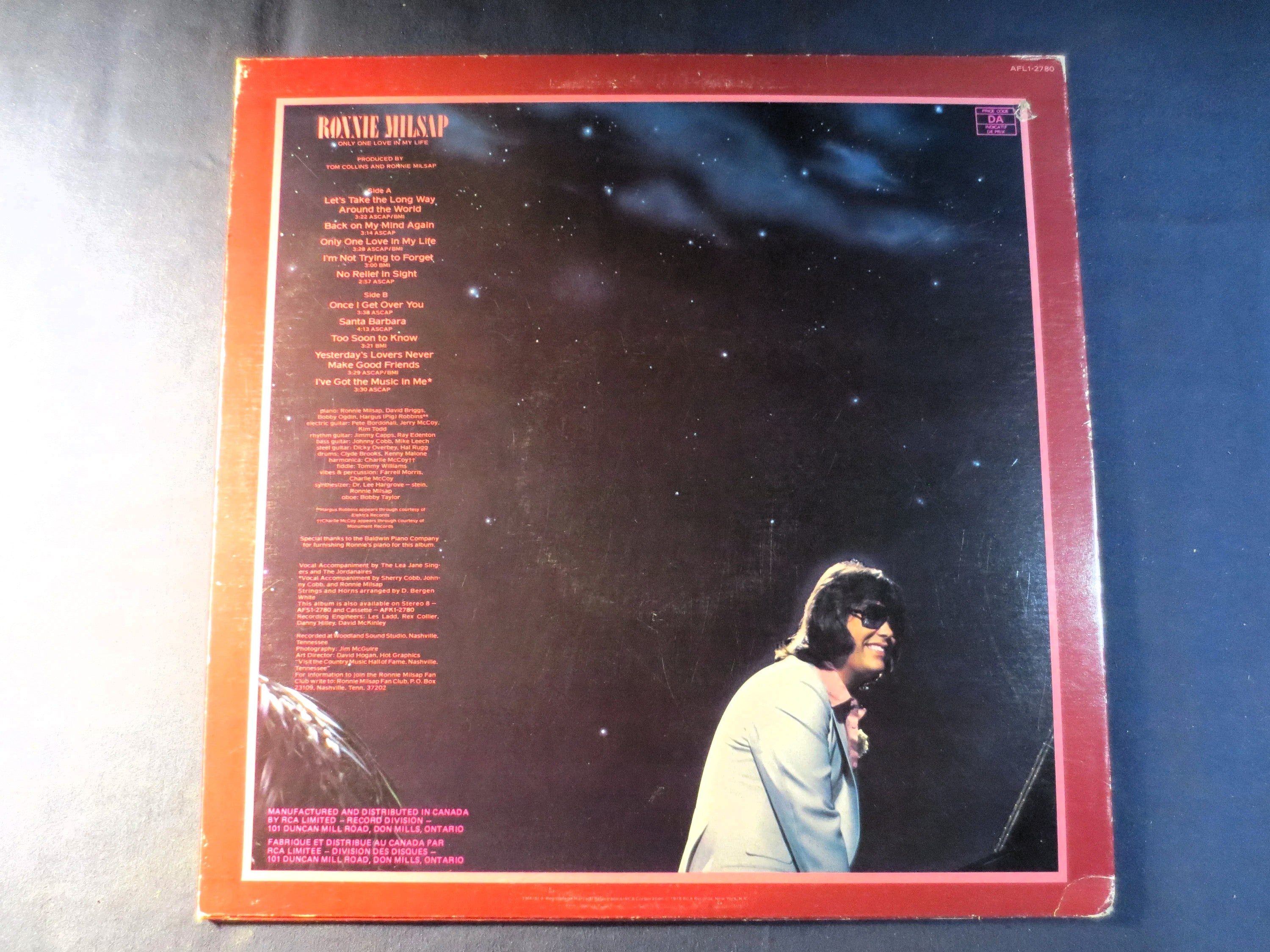 Ronnie Milsap – Only One Love in My Life (1978) Vinyl LP