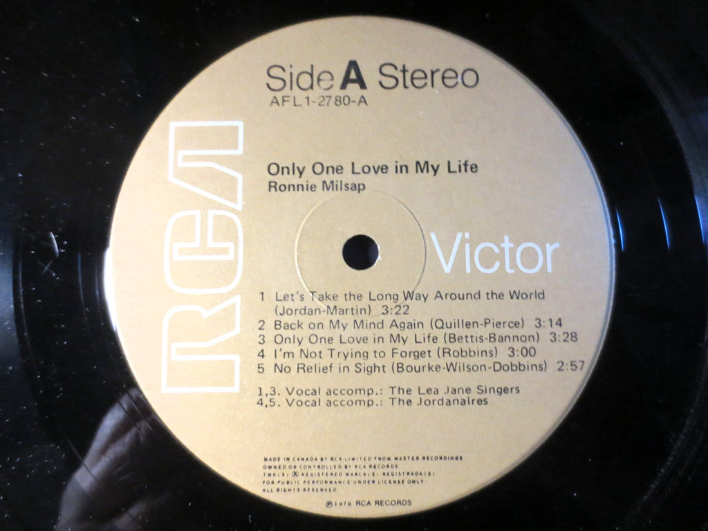 Ronnie Milsap – Only One Love in My Life (1978) Vinyl LP