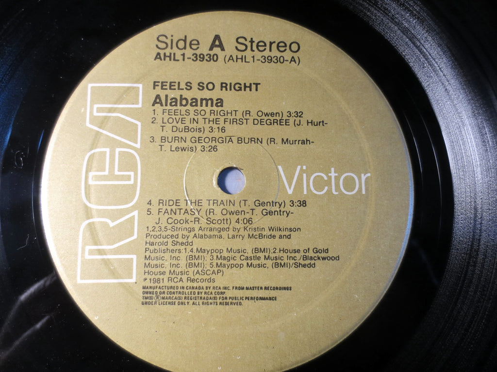 Alabama – Feels So Right (1981) Vinyl LP
