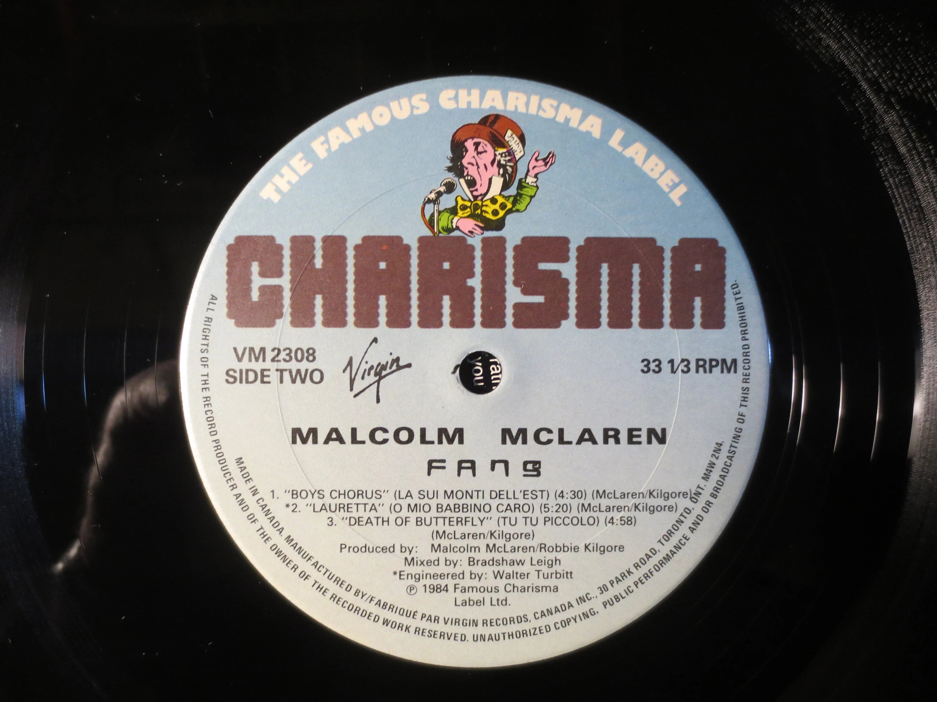 Malcolm McLaren – Fans (1984) Vinyl LP
