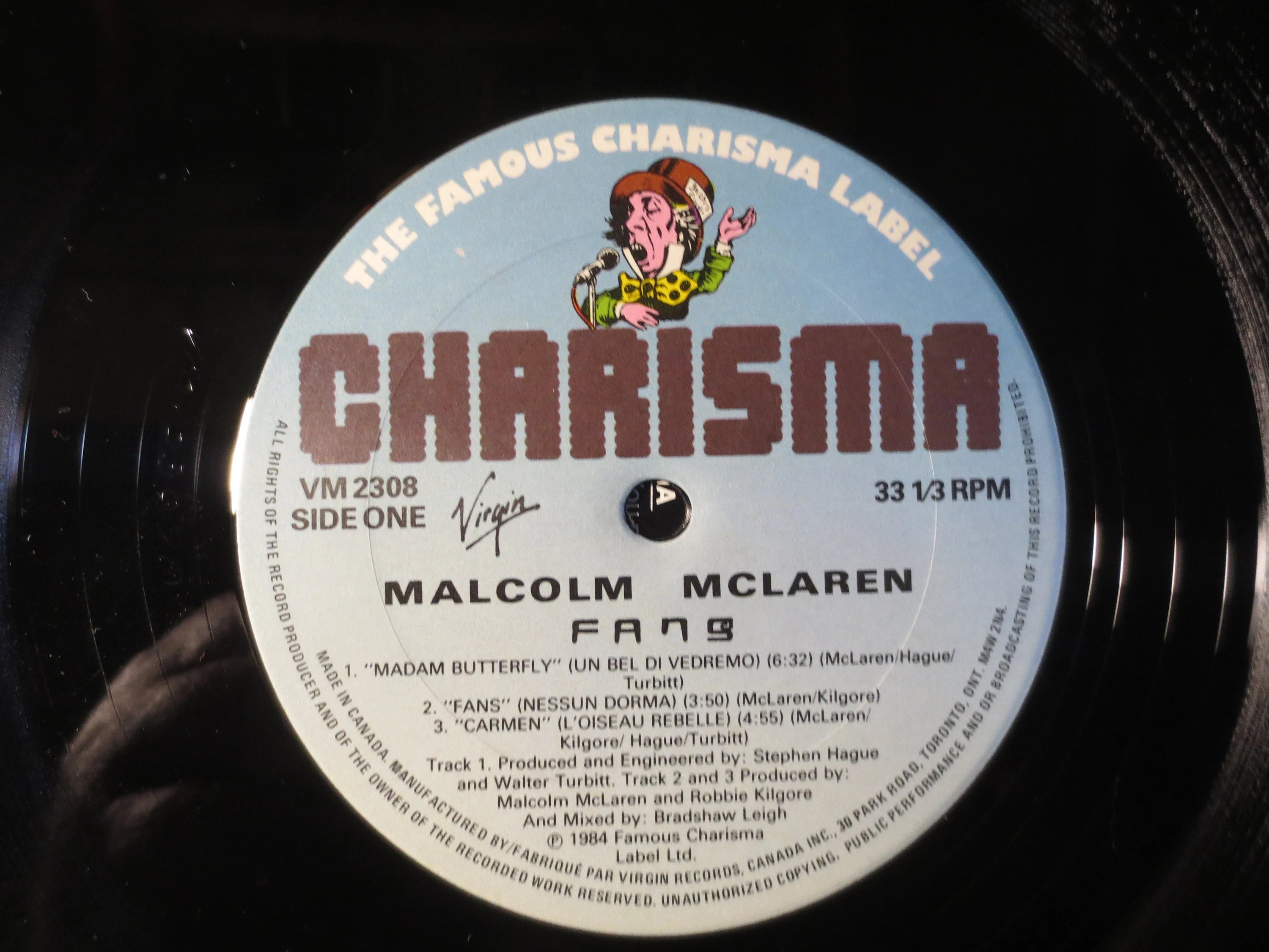 Malcolm McLaren – Fans (1984) Vinyl LP