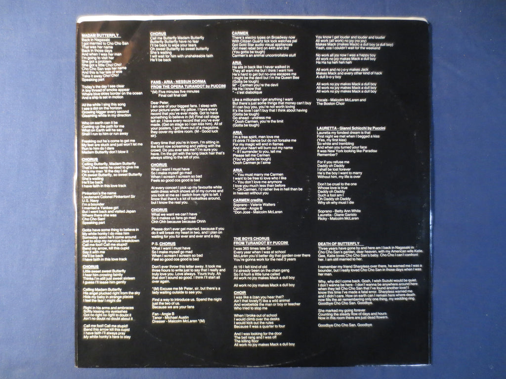Malcolm McLaren – Fans (1984) Vinyl LP