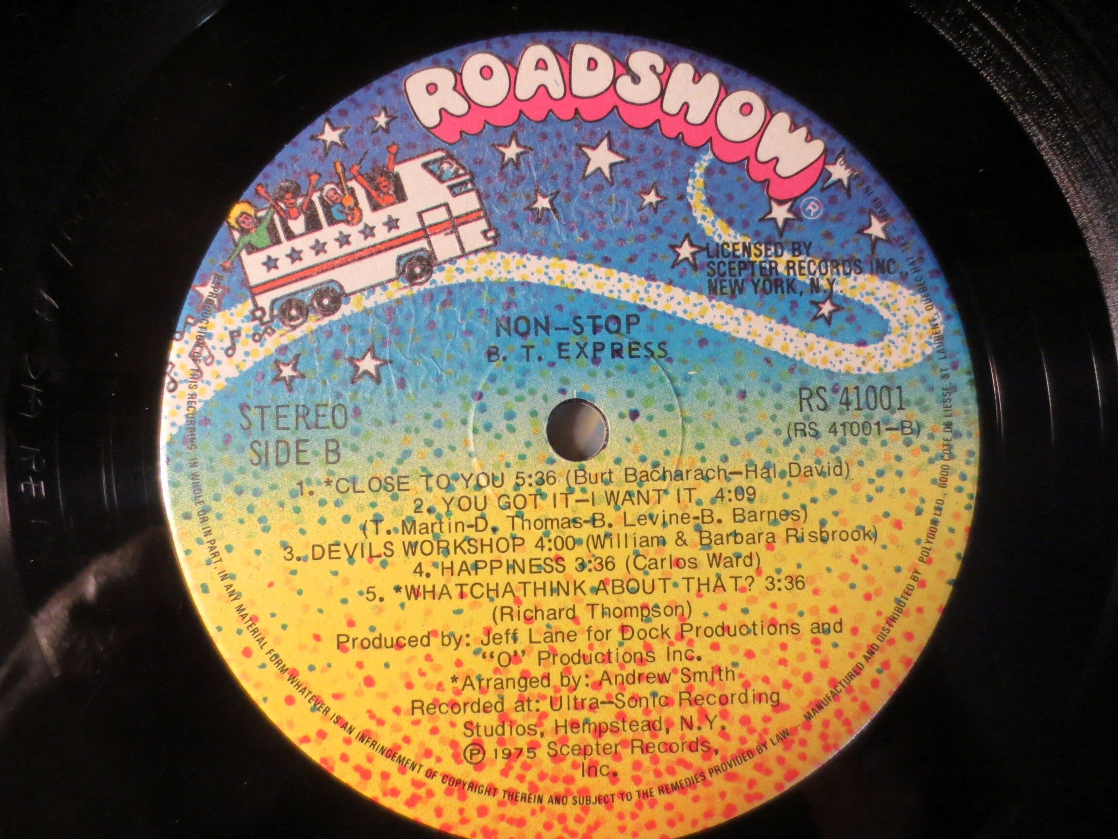 B.T. Express – Non-Stop (1975) Vinyl LP
