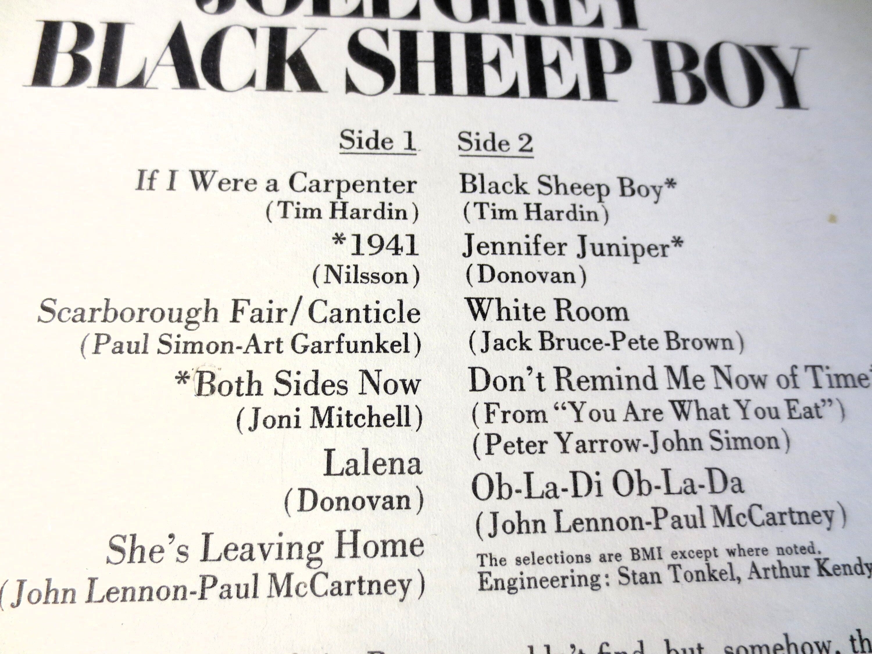Joel Grey – Black Sheep Boy (1969) Vinyl LP — Factory Sealed
