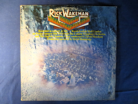 RICK WAKEMAN, Journey To The Center, Rick Wakeman Albums, Rick Wakeman Records, Rick Wakeman Vinyl, Vinyl Lp, 1974 Records
