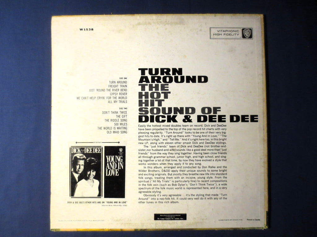 Dick and Dee Dee – Turn Around (1964) Vinyl LP