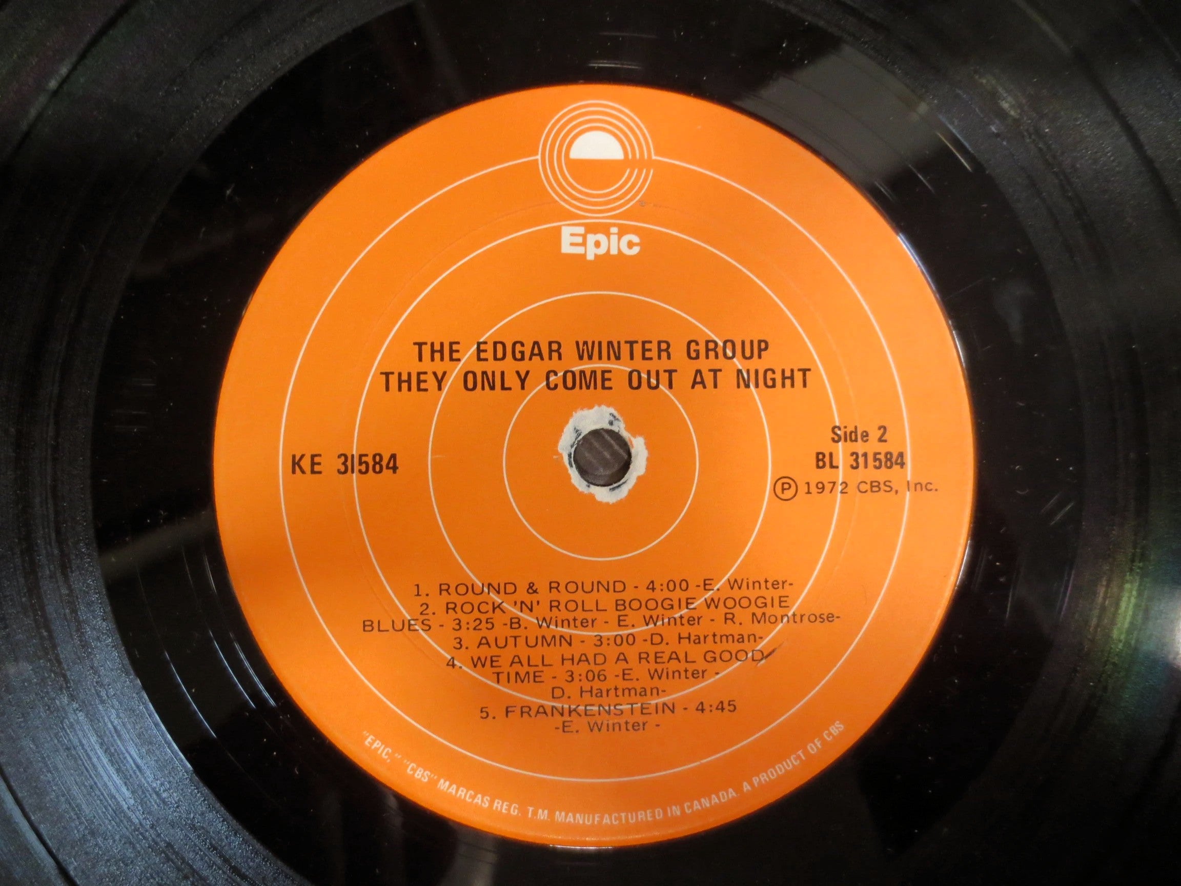 Edgar Winter Group – They Only Come Out at Night (1972) Vinyl LP