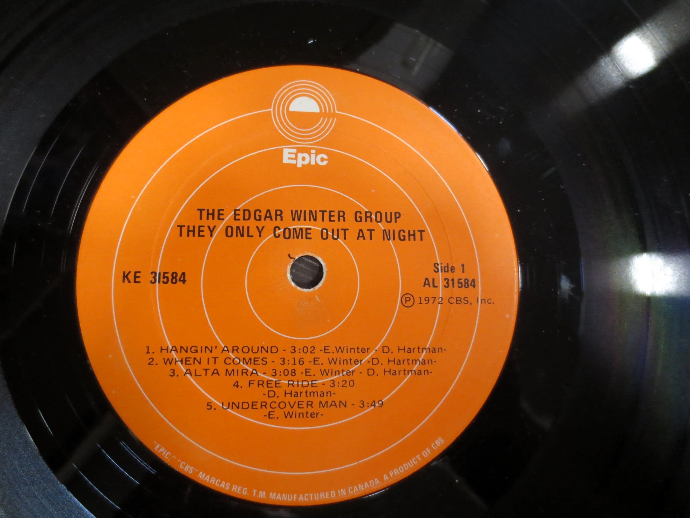 Edgar Winter Group – They Only Come Out at Night (1972) Vinyl LP