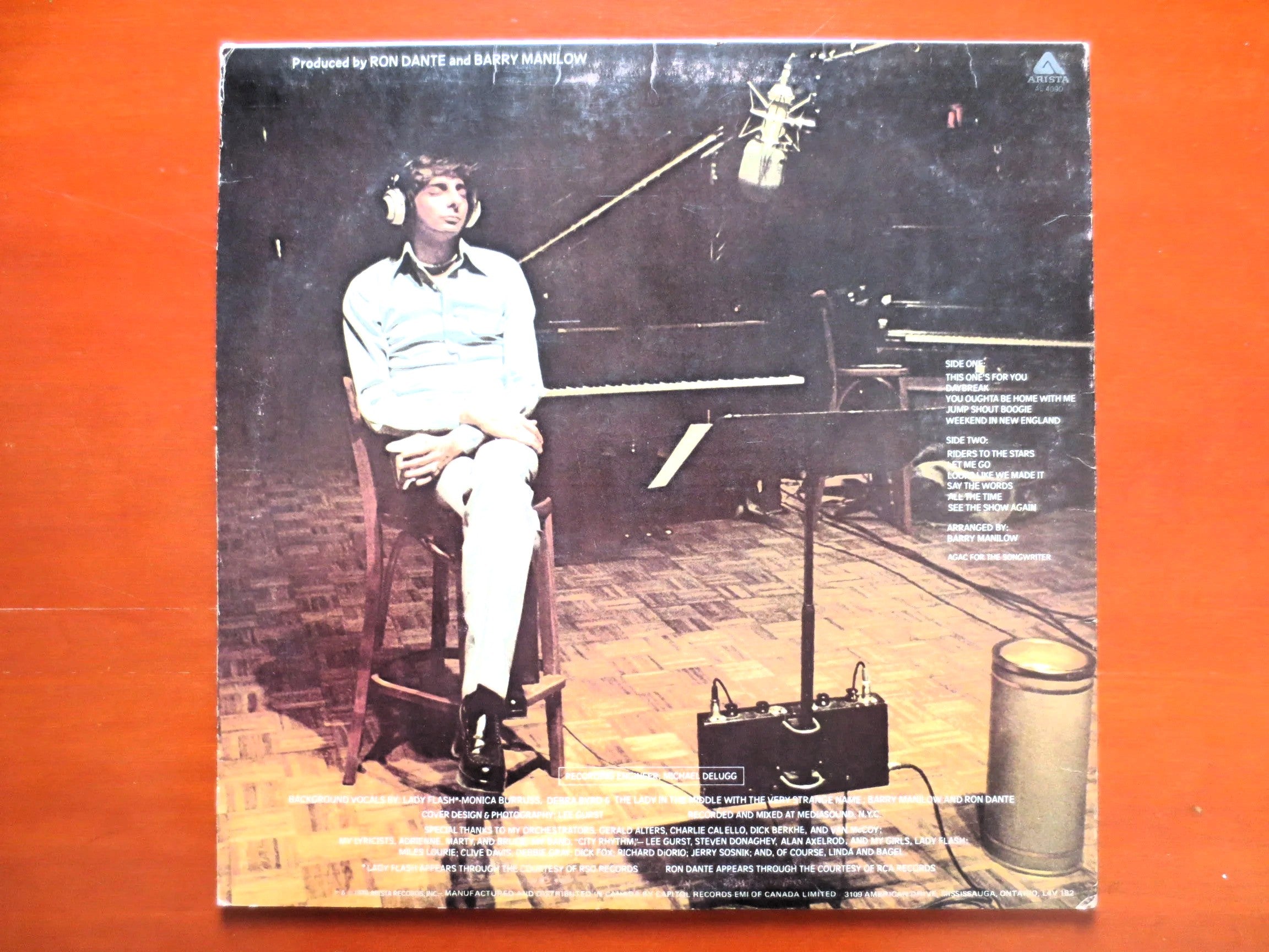 Barry Manilow – This One's for You (1976) Vinyl LP