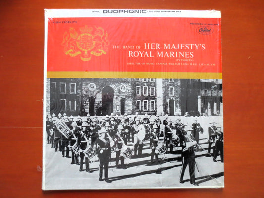 ROYAL MARINES Album, MARCHING Band Lp, Band Record, Band Album, Band Lp, Band Vinyl, Vintage Vinyl, Vinyl Lp, 1957 Records