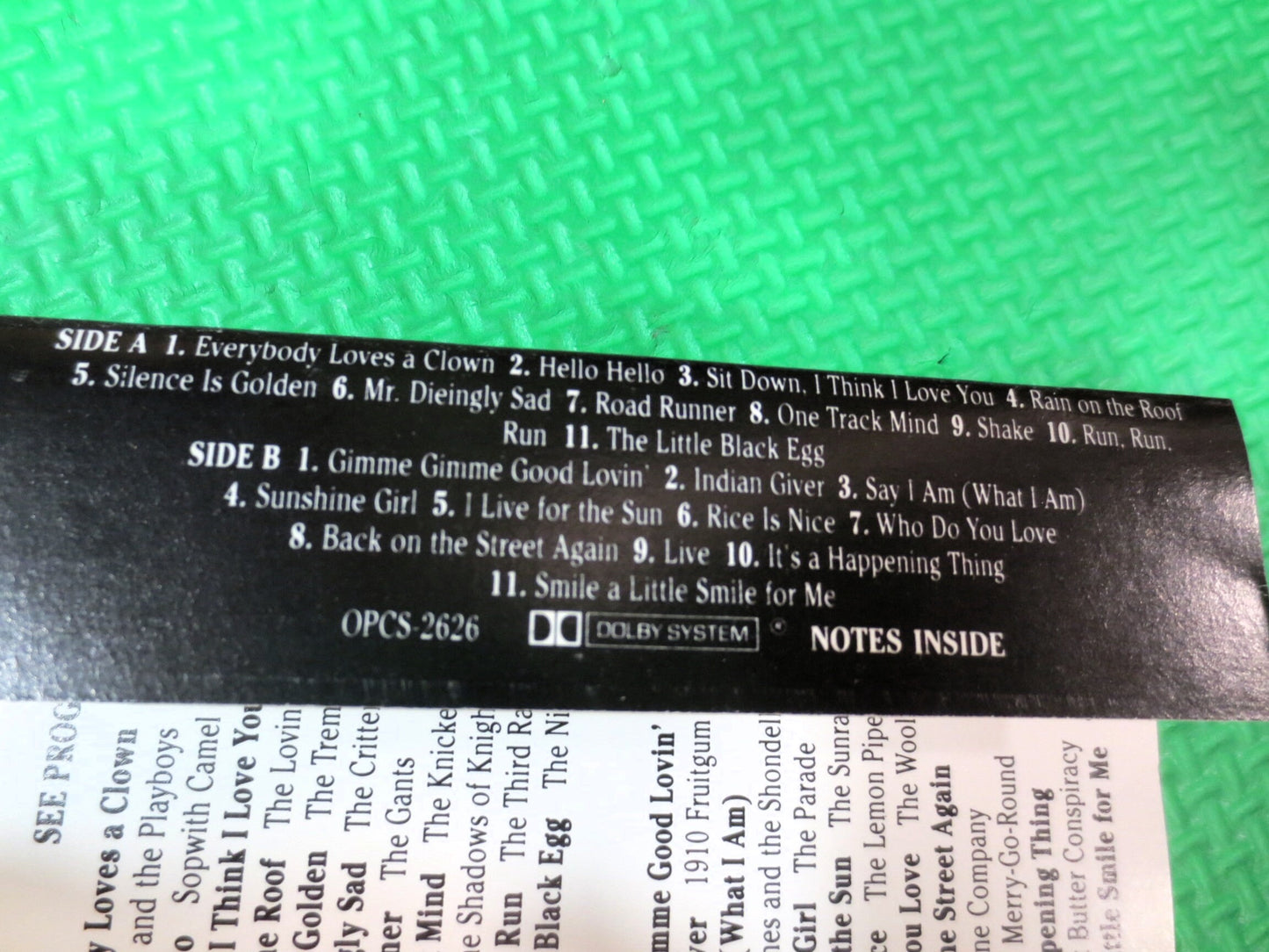 Time Life Classic Rock Cassette: Bubblegum, Garage & Pop Nuggets (1991)