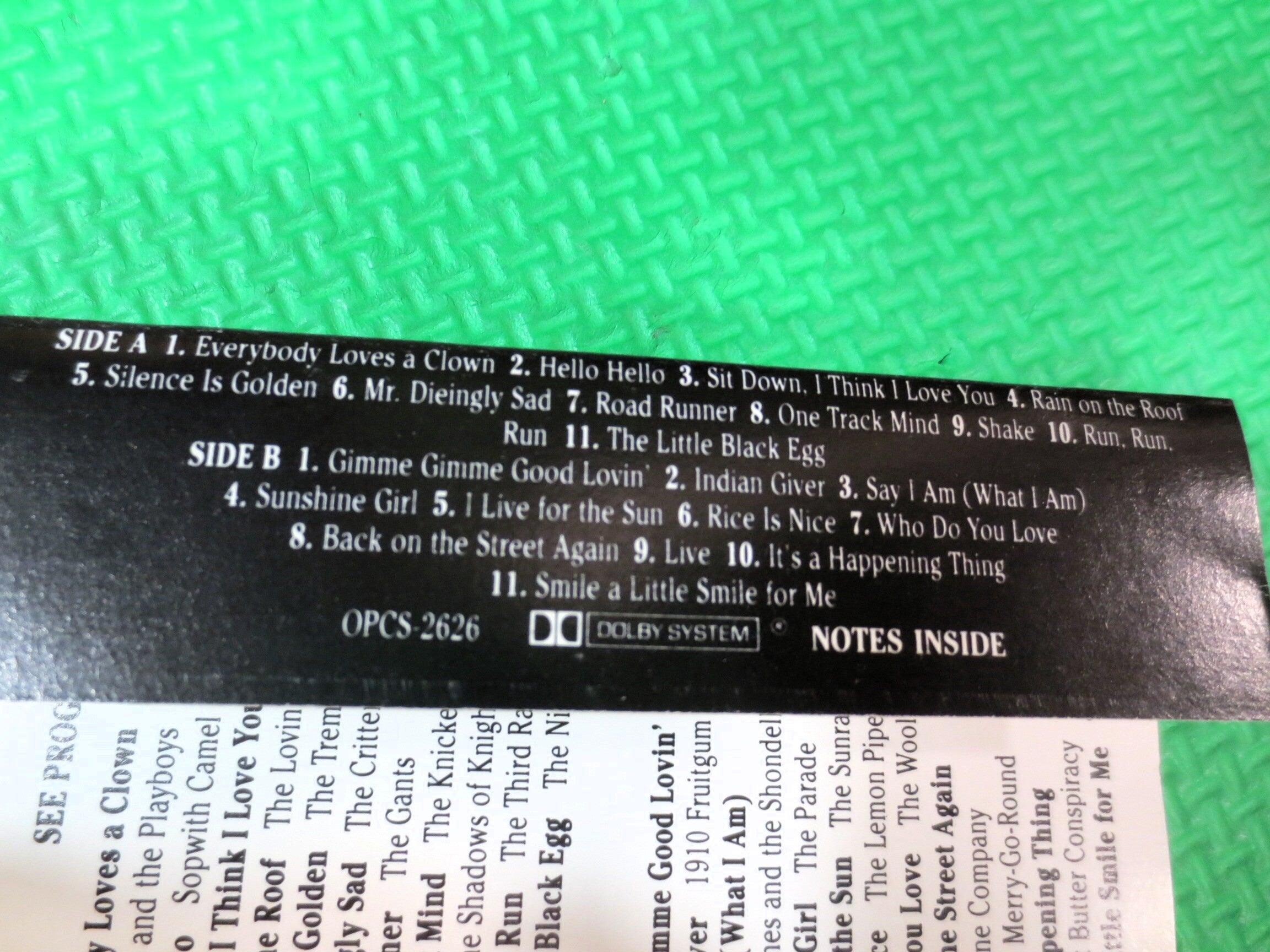 Time Life Classic Rock – Bubblegum, Garage & Pop Nuggets (1991) Cassette
