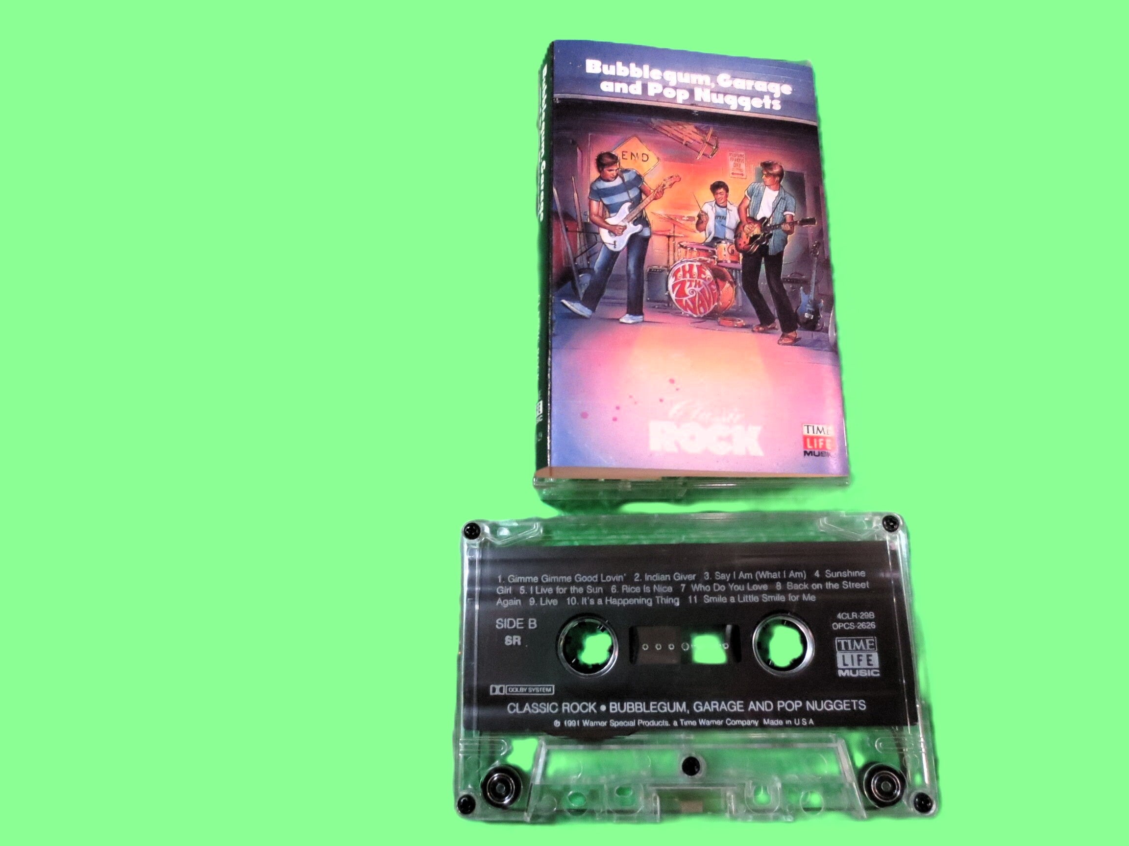 Time Life Classic Rock – Bubblegum, Garage & Pop Nuggets (1991) Cassette