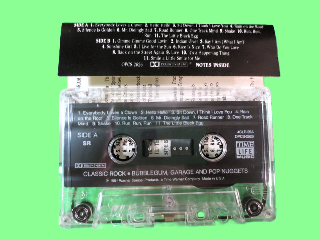Time Life Classic Rock – Bubblegum, Garage & Pop Nuggets (1991) Cassette