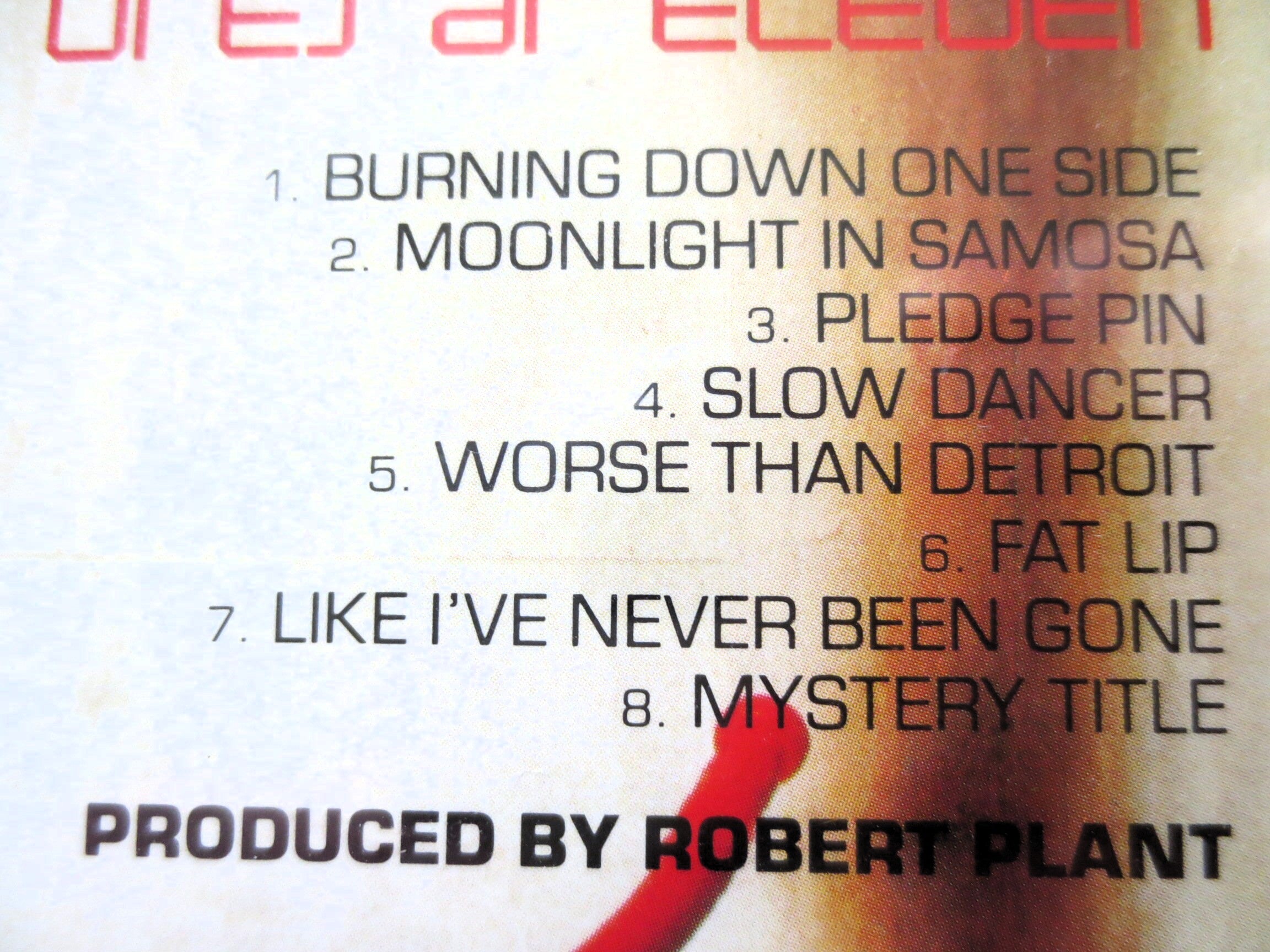 Robert Plant – Pictures at Eleven (1985) CD
