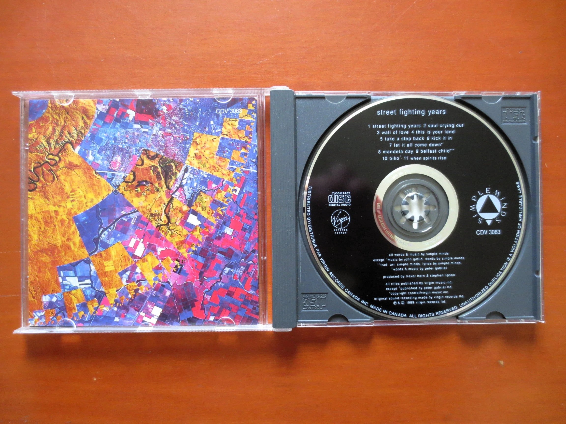 Simple Minds – Street Fighting Years (1989) CD