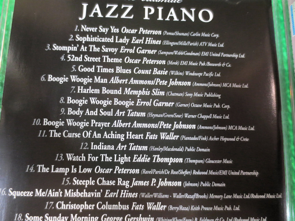 The Ultimate Jazz Piano (1998) CD