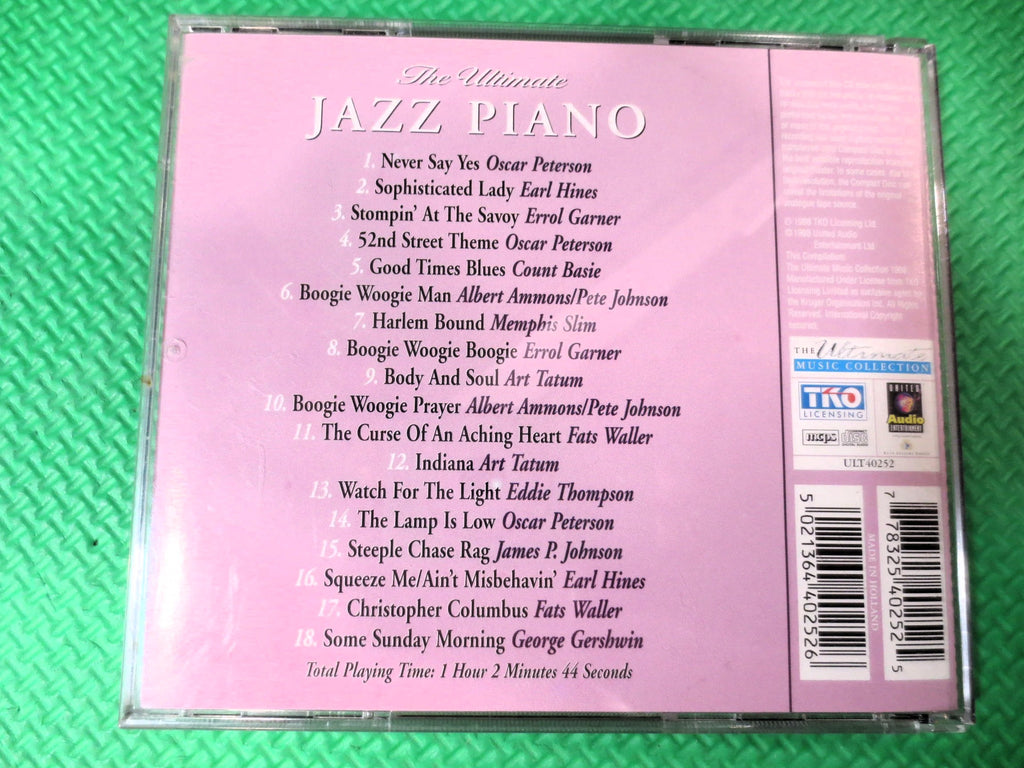 The Ultimate Jazz Piano (1998) CD