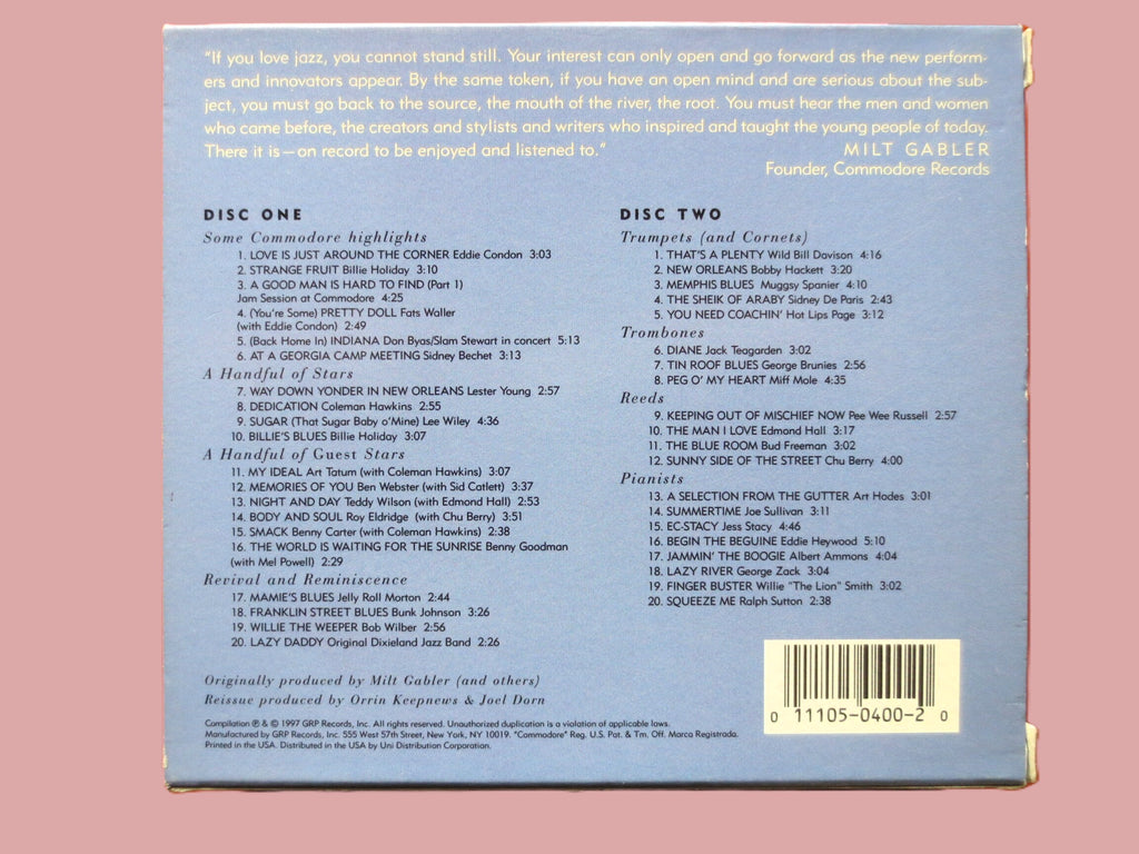 Various Artists – The Commodore Story (1997) CD