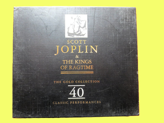 SCOTT JOPLIN, The Gold COLLECTION, Ragtime Piano, 1997 Compact Disc, Vintage Cd