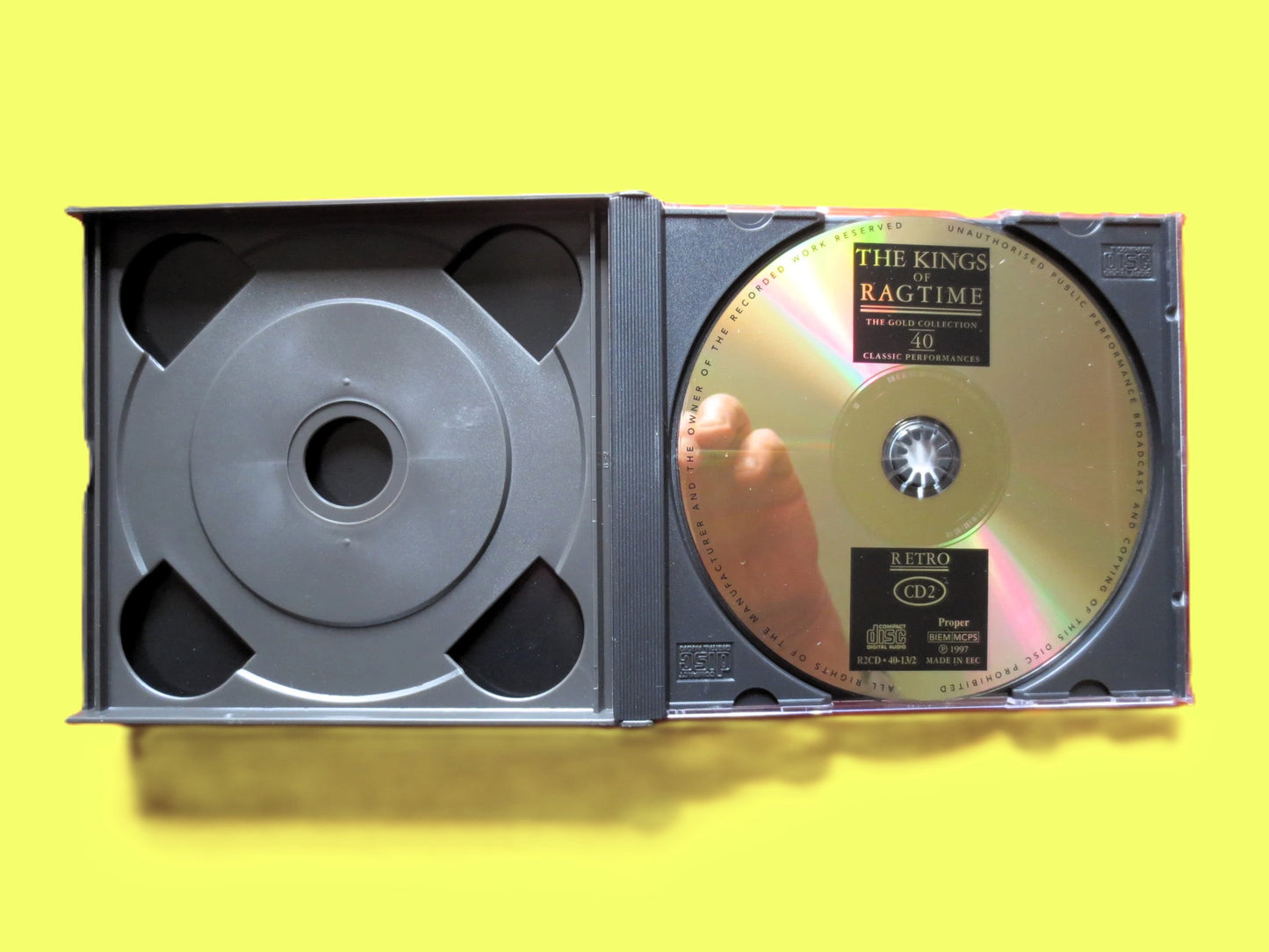 SCOTT JOPLIN, The Gold COLLECTION, Ragtime Piano, 1997 Compact Disc, Vintage Cd