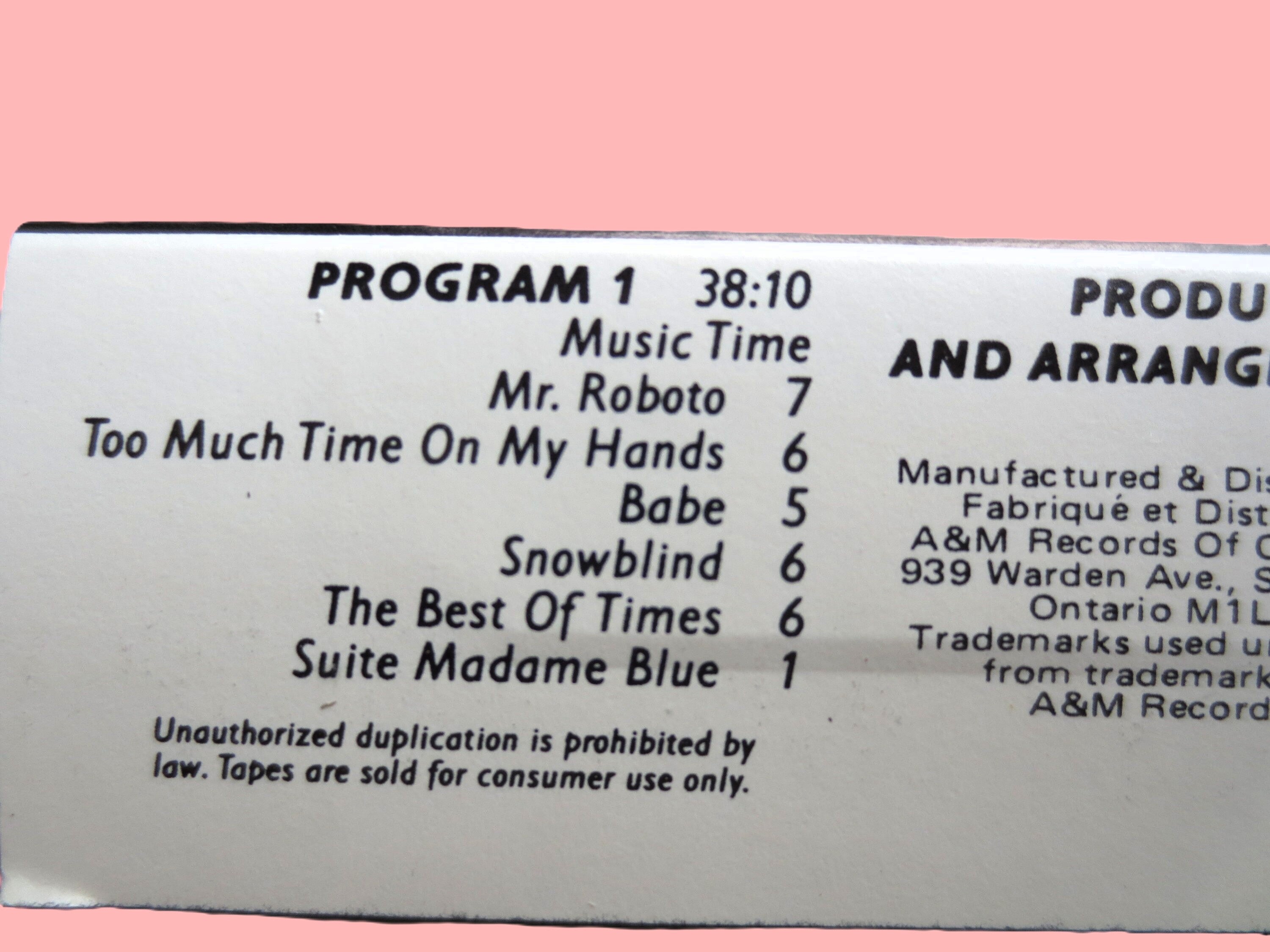 Styx – Caught in the Act Live (1984) Cassette