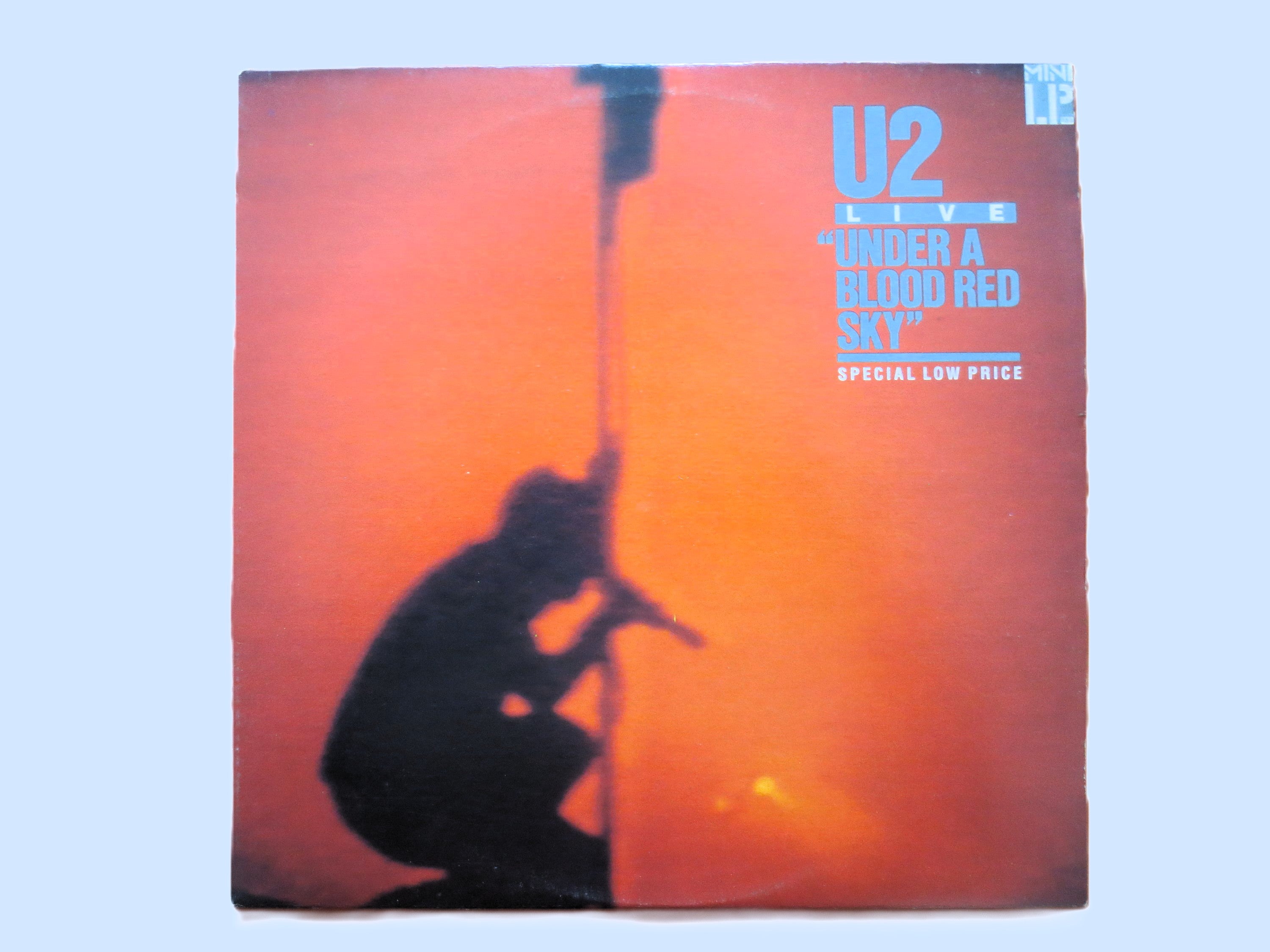 U2 - LIVE Under a BLOOD RED Sky, Vintage Album, 1983 Record, Vinyl Lp