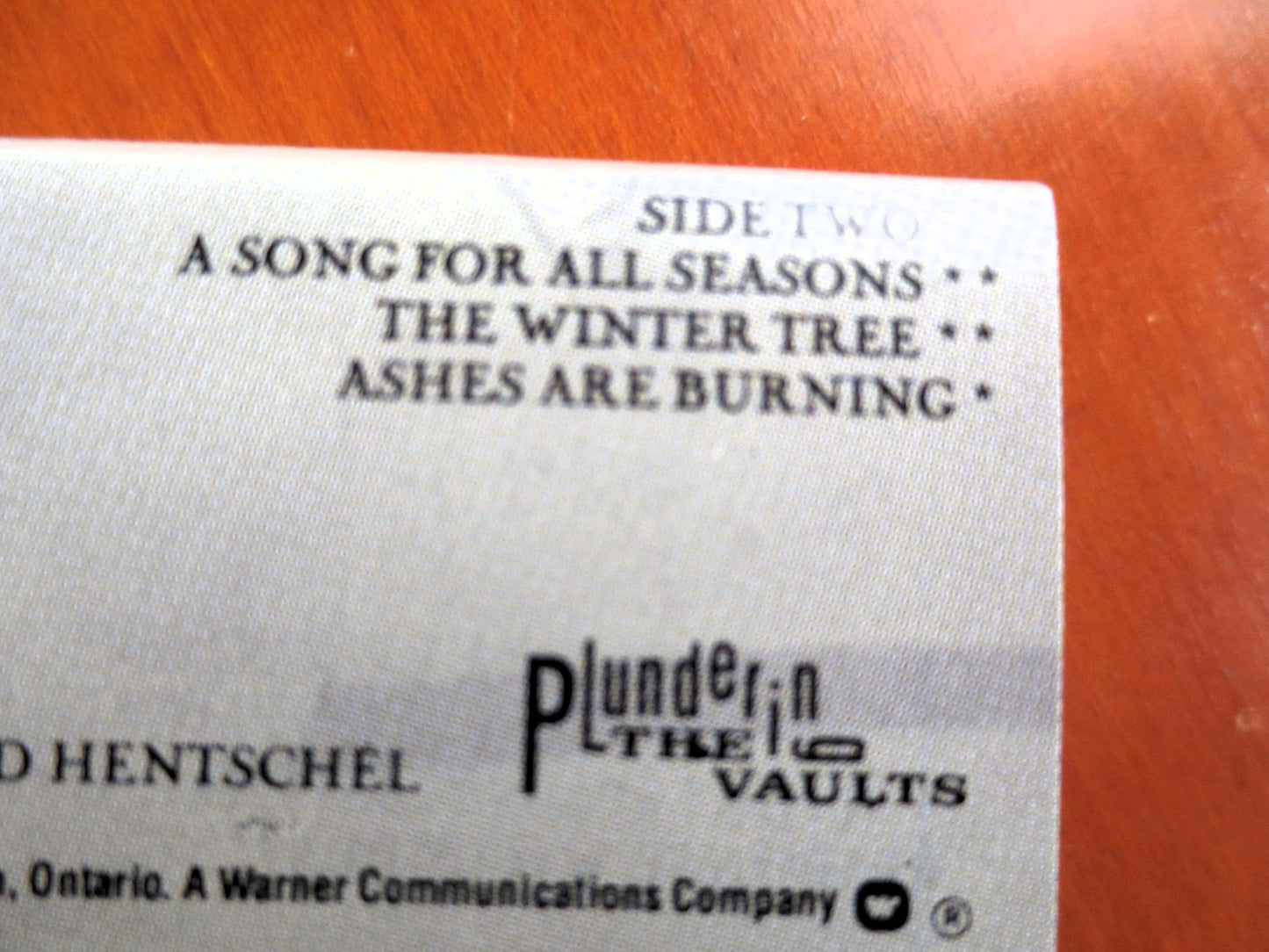 RENAISSANCE 'Tales of 1001 Nights', 1979 Cassette Tape, Vintage Cassette