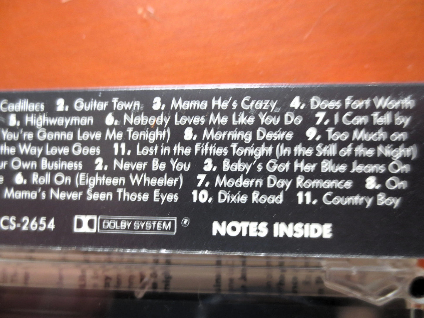 CONTEMPORARY COUNTRY, The Mid 80's, Time Life Music, 1991 Cassette Tape Vintage Cassette