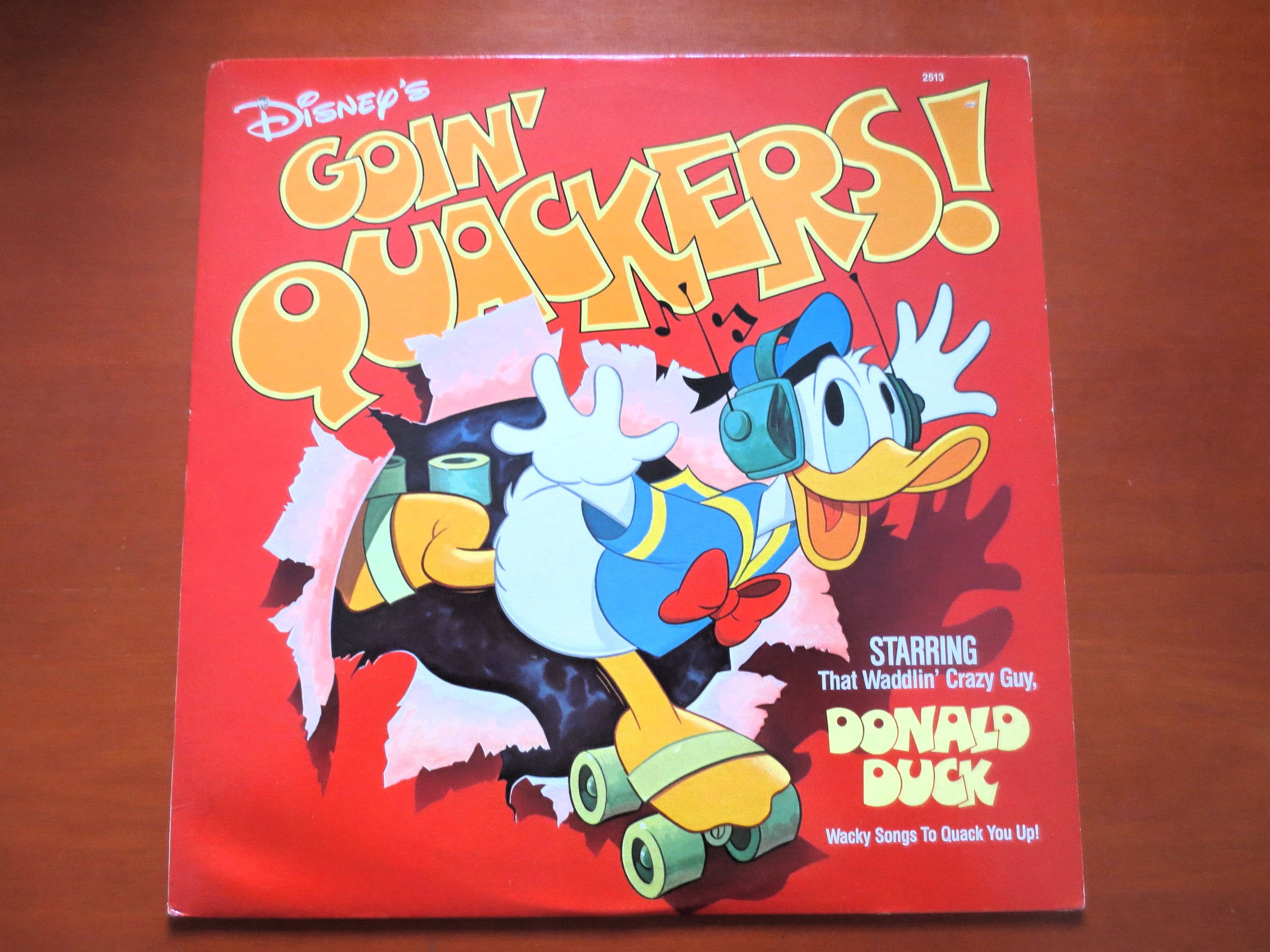 Donald Duck – Goin' Quackers – Disneyland Records – 1980 Vinyl LP, 003