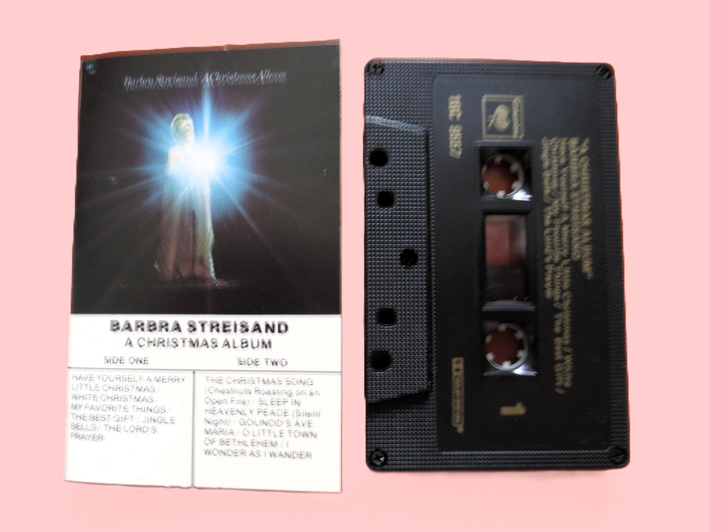 BARBRA STREISAND, A CHRISTMAS Album, 1967 Cassette Tape, Vintage Record