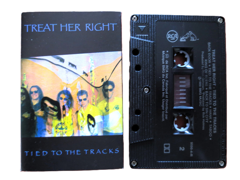 Treat Her Right – Tied to the Tracks (1989) Cassette