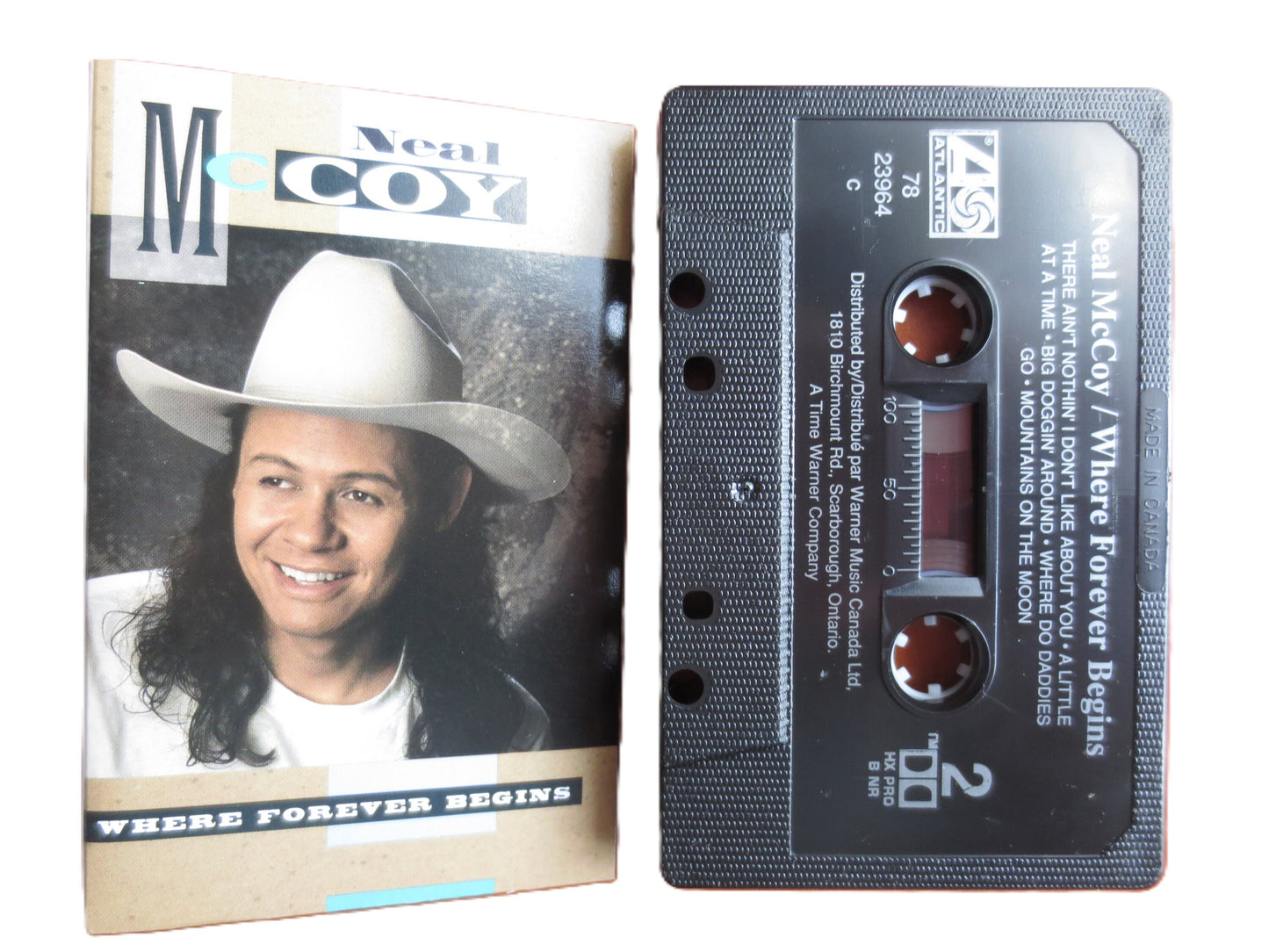 NEAL McCOY, "Where FOREVER Begins", 1992 Cassette Tape, Vintage Cassette