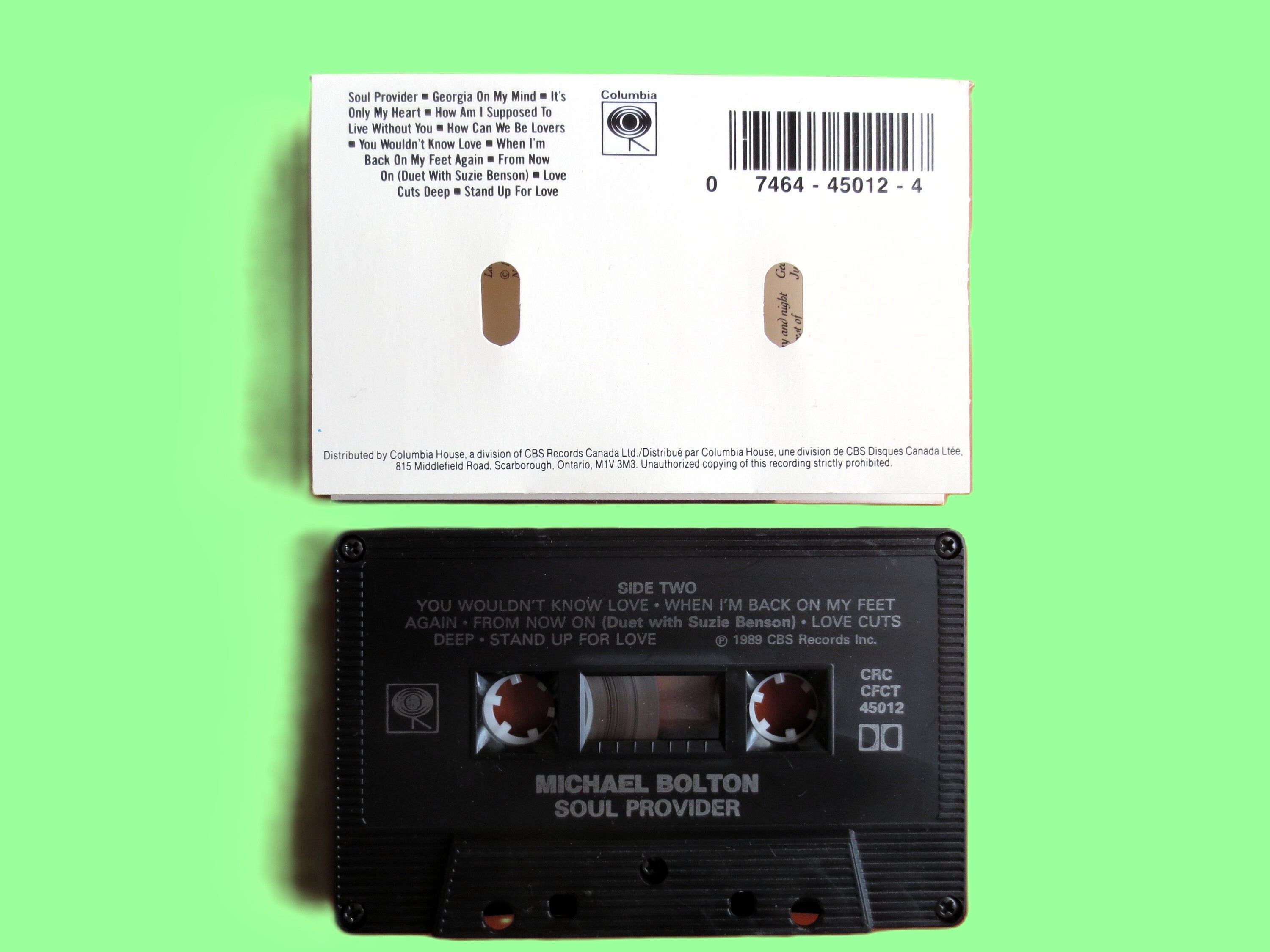 Michael Bolton – Soul Provider (1989) Cassette