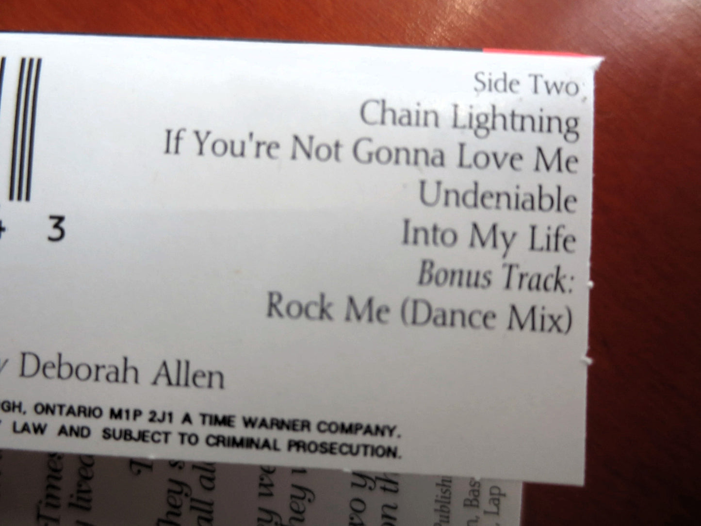 DEBORAH ALLEN - Delta DREAMLAND - 1993 Cassette Tape - Vintage Cassette