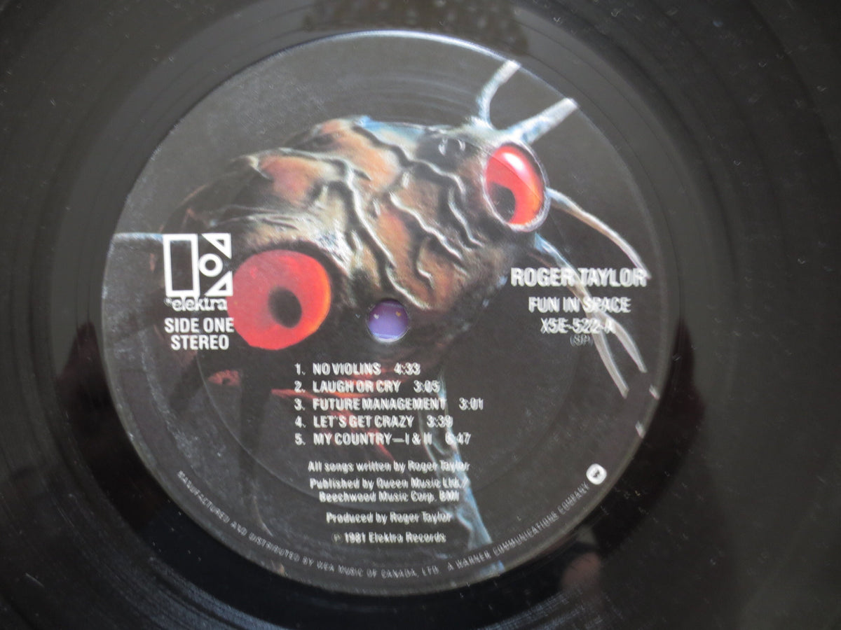 Roger Taylor - Fun in Space Vinyl Record - 1981 Vintage Album