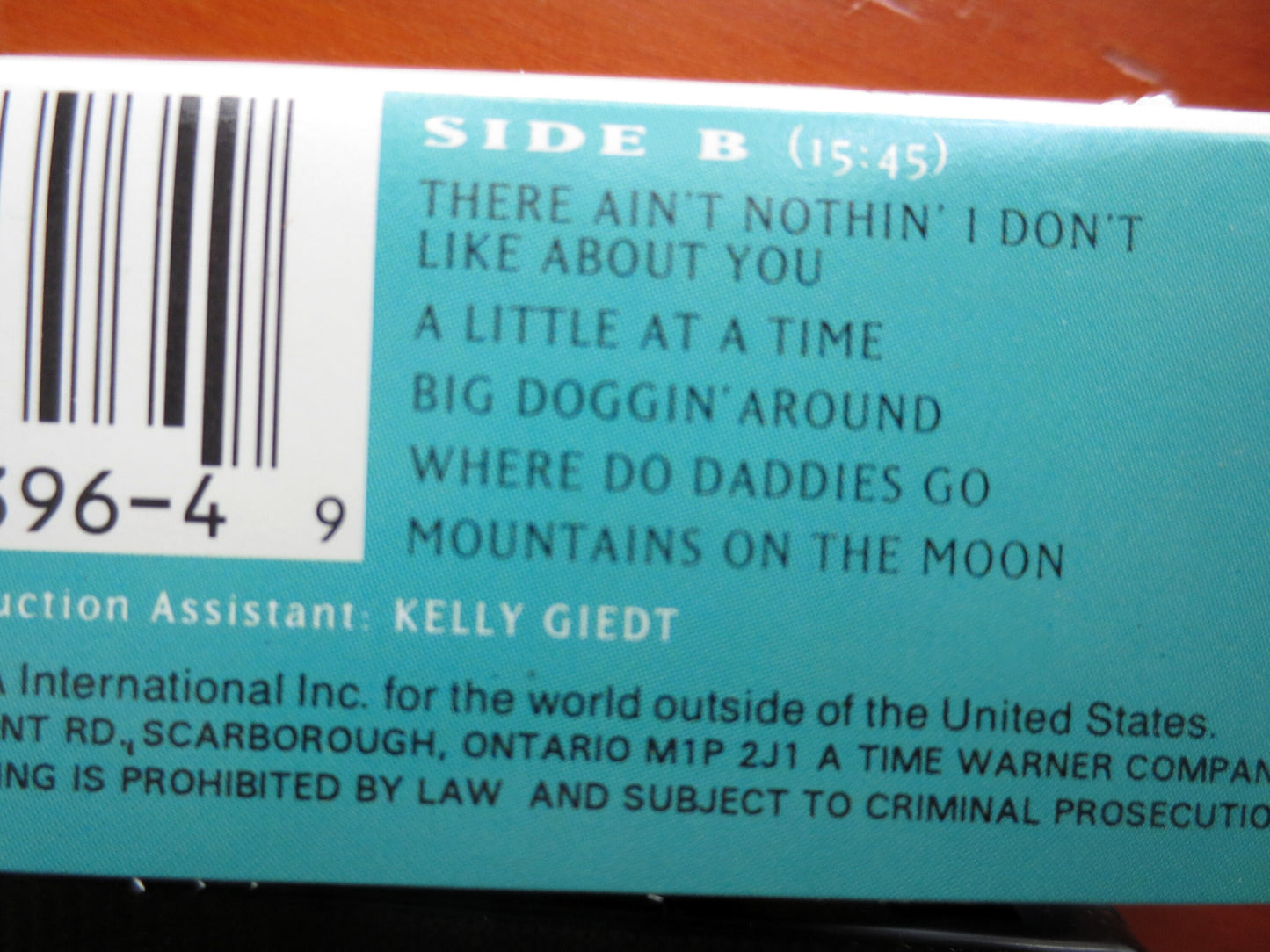 NEAL McCOY, "Where FOREVER Begins", 1992 Cassette Tape, Vintage Cassette