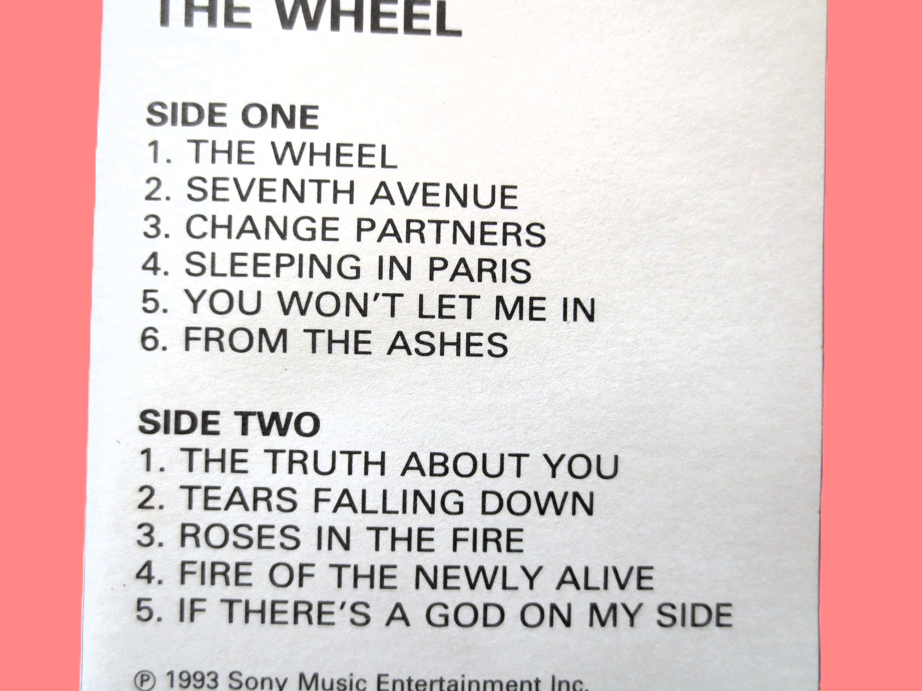 ROSANNE CASH, The WHEEL, 1993 Cassette Tape, Vintage Cassette