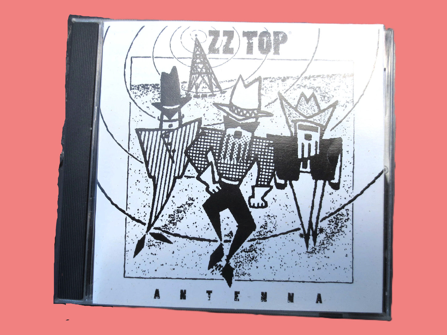 ZZ TOP, ANTENNA, Classic Rock, 1994 Compact Disc, Vintage Cd