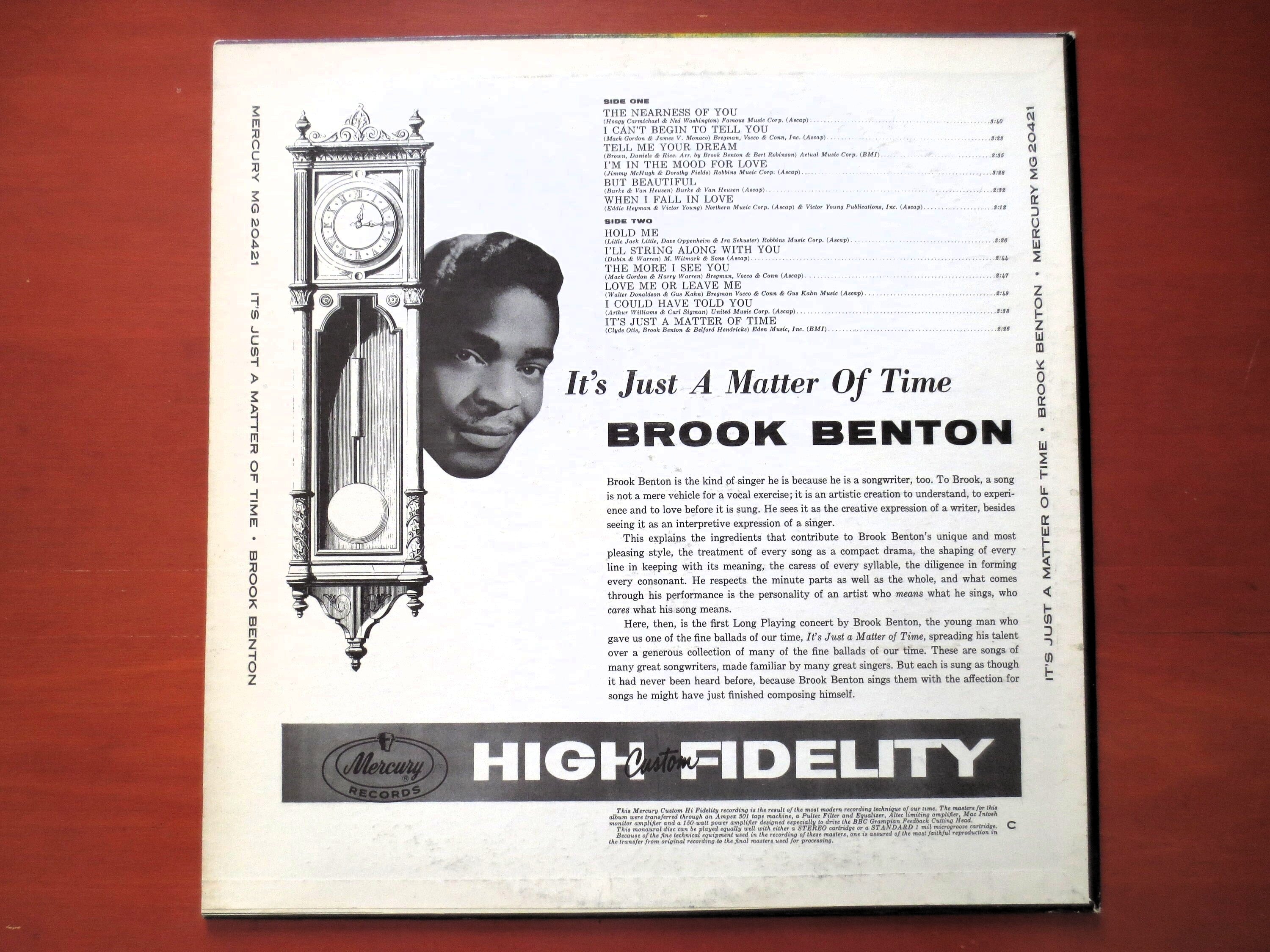 Brook Benton – A Matter of Time (1959) Vinyl LP