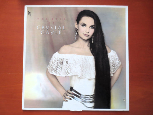 CRYSTAL GAYLE, The BEST of, Crystal Gayle Album, Crystal Gayle Vinyl, Crystal Gayle Lp, Country Records, Vinyl, 1987 Record