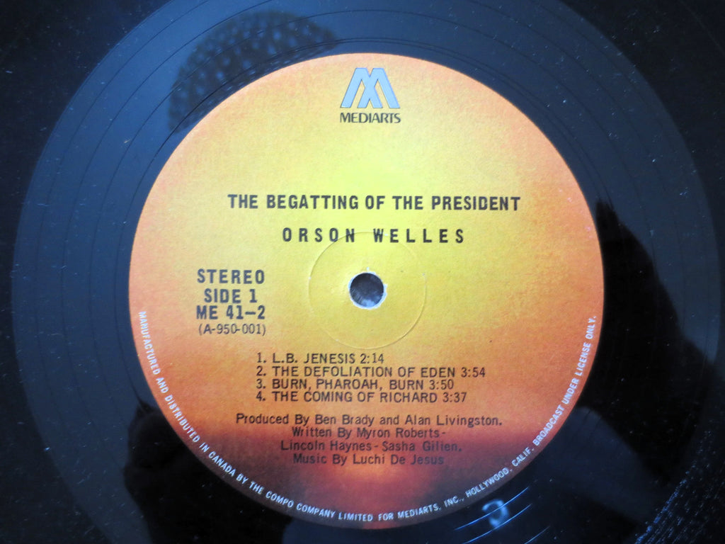 Orson Welles – The Begatting of the President (1969) Vinyl LP