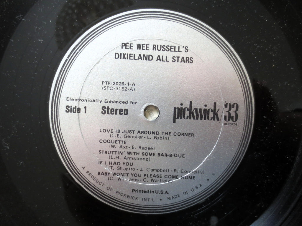Pee Wee Russell – The Golden Age of Dixieland Jazz (1973) Vinyl 2xLP