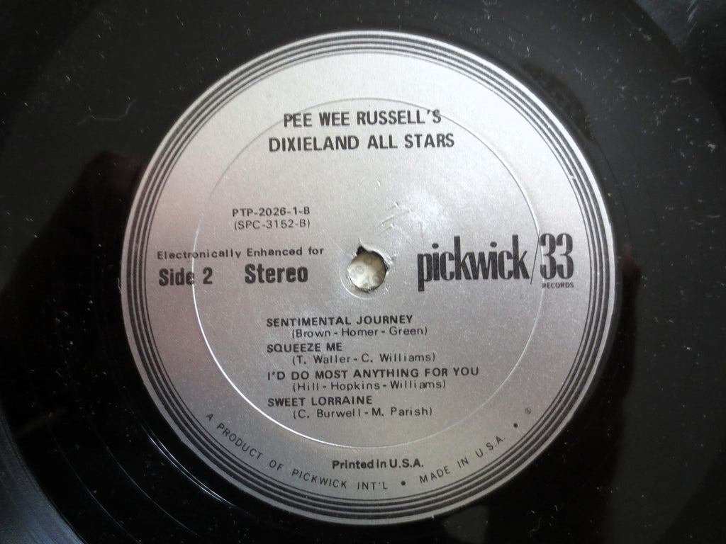Pee Wee Russell – The Golden Age of Dixieland Jazz (1973) Vinyl 2xLP