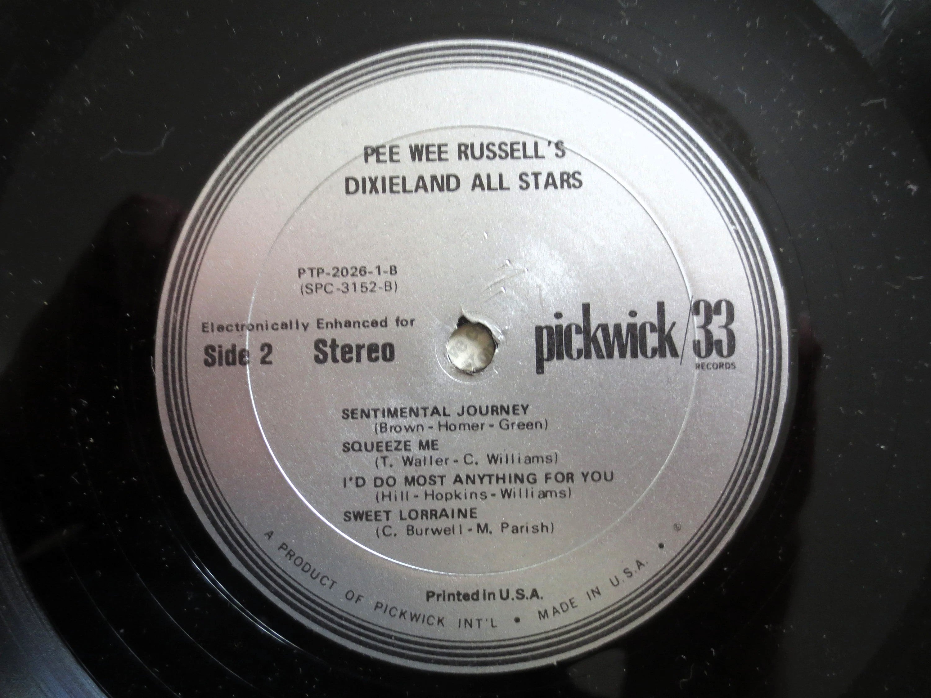 Pee Wee Russell – The Golden Age of Dixieland Jazz (1973) Vinyl 2xLP