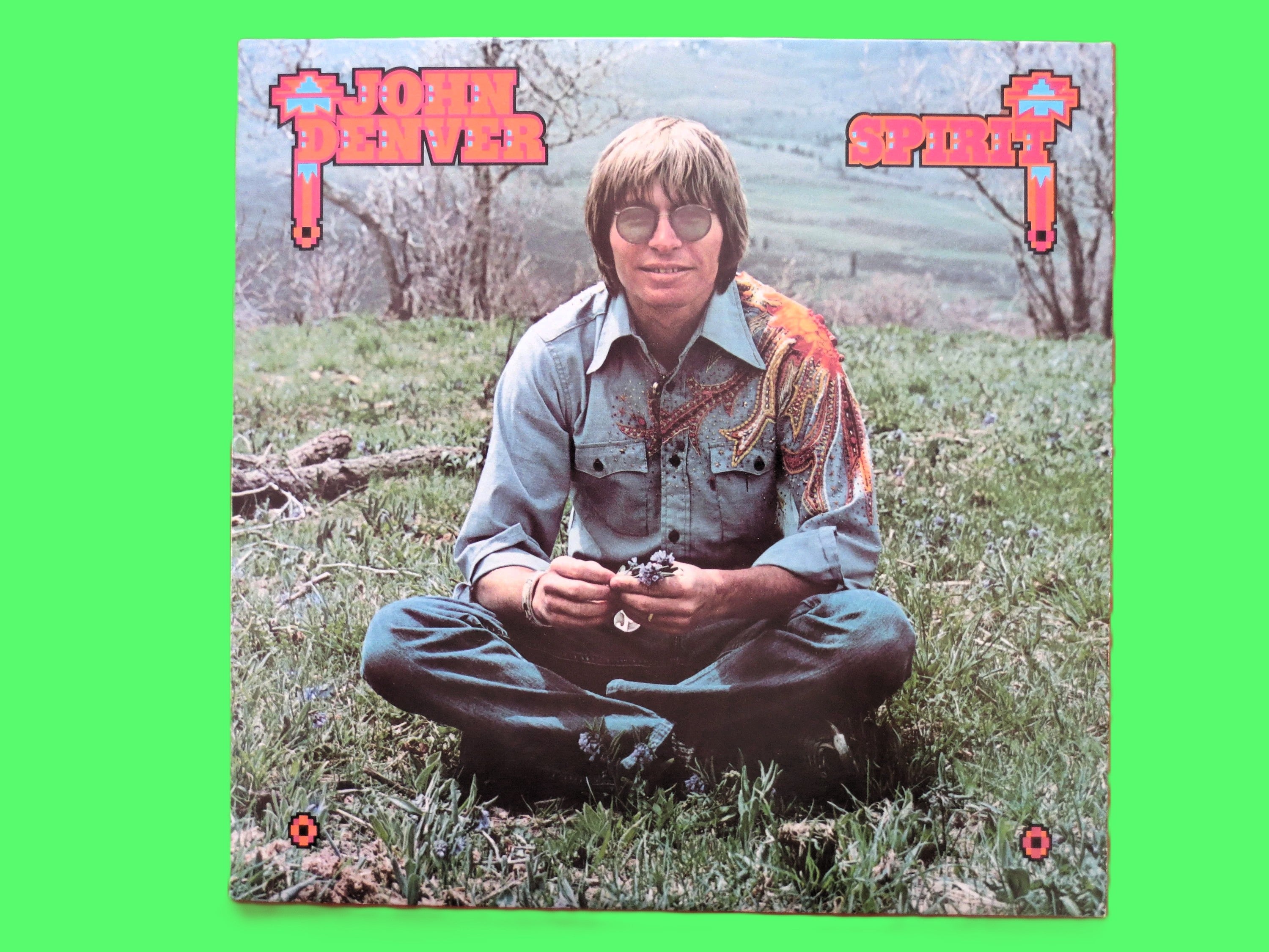 JOHN DENVER, SPIRIT, Country Music, Vintage Album, 1976 Record, Vinyl Lp